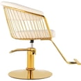 thumbnail image 3 of Silla Circular Gold Estetica Spa Ajustable Giro 360° Blanca, 3 of 9