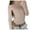 Khaki, variant on Honeeladyy shapewear bodysuit Womens Solid Rompers Jumpsuit High-necked Long Sleeve Jumpsuit Bodysuit