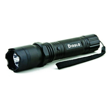 Guard Dog Diablo 160 Lumen Tactical Flashlight Plus Stun Gun, Black