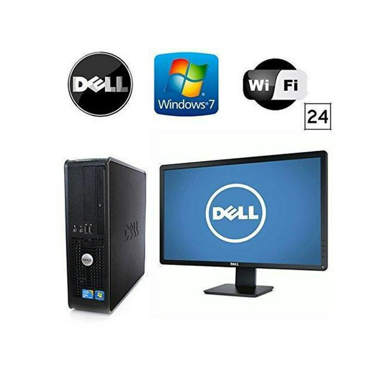 Dell Optiplex 780 - Intel Core Quad 2.4GHz - RAM - 1TB HDD Windows 7 Home 32-Bit - WiFi - DVD/CD-RW USED with FREE 3 Year Warranty provided by CPS. - Walmart.com