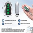 thumbnail image 5 of 2-Pack Wireless Remote Key Fobs for Automatic Gates & Garage Doors, 4-Button Security Transmitter Controller, 5 of 5