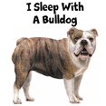 thumbnail image 3 of CafePress - I Sleep With A Bulldog Women's Light Pajamas - Women's Short Sleeve Print T-Shirt and Pants Light Cotton Pajama Set, 3 of 7