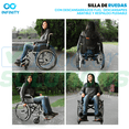 thumbnail image 5 of Silla De Ruedas Infinity Todo Terreno Con Respaldo Plegable Soporta 120 kg Infinity Todo Terreno plegable, 5 of 5