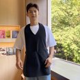 thumbnail image 2 of Delantal con cuello en V, impermeable, para cocinar, sin mangas, para mujeres y hombres, 2 of 2