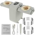 thumbnail image 1 of Electric Dumpling Maker Double Head Dumpling Maker Press with Spoon Brush Rechargeable Dumpling Maker Mold with 2 Modes, 1 of 8