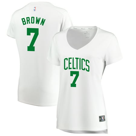 Jaylen Brown Boston Celtics Fanatics Branded Women's Fast Break Player Jersey - Association Edition -