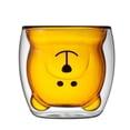 thumbnail image 4 of Taza de café creativa de dibujos animados de doble vidrio con forma de oso, taza para café, jugo, leche, taza para beber, taza de café, 4 of 4