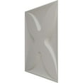 thumbnail image 4 of 19 5/8"W x 19 5/8"H Austin EnduraWall Decorative 3D Wall Panel, Universal Pearl Metallic Sea Mist (Covers 2.67 Sq. Ft.), 4 of 6