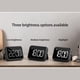 thumbnail image 5 of Despertador digital Inteprter ligero con radio volumen ajustable color blanco, 5 of 6