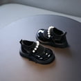 thumbnail image 6 of asdoklhq Girl's Shoes,Toddler Shoes Baby Girls Knitted Elastic Mouth Pearl Non-slip Small Leather Shoes Princess Shoes, 6 of 6
