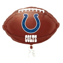 Anagram Indianapolis Colts 21" Football Jr Shape Mylar Foil Balloon