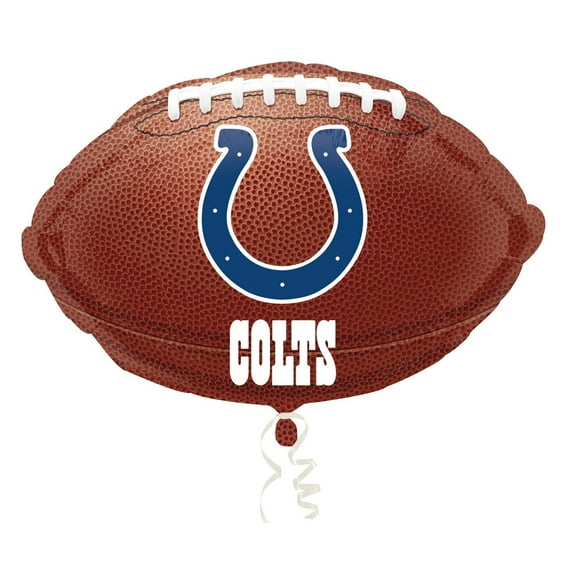 Anagram Indianapolis Colts 21" Football Jr Shape Mylar Foil Balloon