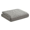 thumbnail image 4 of VCNY Home Seashell Coastal 3-Piece Grey Textured Seashell Quilt Set, King, Adult, Unisex, 4 of 5
