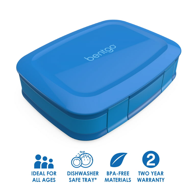 Bentgo Fresh Leakproof 4 Compartment Bento Lunch Box - Blue