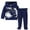 Blue, variant on Wxirdiow Spring Toddler Boy Clothes Infant Baby Boy Fall Winter Clothes Outfits Hooded Long Sweatshirt Pants Set Toddler Clothes Black Size,4-5 Years