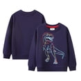 thumbnail image 2 of QUDDERR Chandail en Molleton Printemps Automne pour Garçons de 2 à 7 Ans Pulls à Manches Longues, 2 of 8