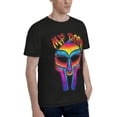 thumbnail image 2 of Mf Doom Unisex 3d Pattern Printed Short Sleeve T-Shirts Casual Graphics Tees Small, 2 of 7