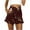 29#Wine, variant on Njagoc3 Womens High Waist Ruffled Shorts with Lace Trim, Solid Color, Summer Garden Party and Casual Wear, Feminine Fit