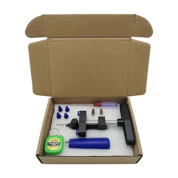 Portable Glass Cutting Tool Set with Metal Roller Wheel, Ceramic Breaker & Ergonomic Handle for Household Use