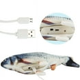 thumbnail image 3 of Simulation electric fish cat toy kitten indoor interactive dance fish, cat bite toy perfect bite chew and kick, move themselves, 3 of 7