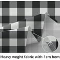 thumbnail image 4 of Oval Tablecloth Black And White Checkered Tablecloth, Modern Plaid Oval Tablecloth, Checkered Tablecloth, Indoor/Outdoor Waterproof Wrinkle Free Durable Gingham Tablecloth For Oval Tables 60 X 102 In, 4 of 6