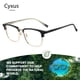 thumbnail image 4 of Gafas Cyxus con bloqueo de luz azul para hombre TR90 Acetate 8216, 4 of 9
