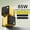 Yellow, variant on 3 in 1 Charger, 65w Fast Charger Wall Plug with Retractable Type-C Cable and USB Ports for Phones, Laptops, Tablets