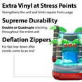 thumbnail image 5 of TentandTable Mega Inflatable Water Slide Bounce House Combo with Blower, Tropical Red Marble, 5 of 8