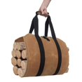thumbnail image 4 of Waterproof Firewood Log Carrier Large Capacity Bag Sturdy Wood Tote Storage Pouch Holder with Logging Tool, 4 of 10