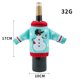 thumbnail image 3 of Cubierta de botella de vino de vino de la Navidad 3 unids para el restaurante, 3 of 5