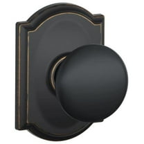 Schlage F10-Ply-Cam Plymouth Passage Door Knob Set - Bronze