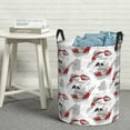 thumbnail image 7 of KLL Koi Fish Waterproof Foldable Laundry Hamper Bucket with Handles for Storage Bin,Kids Room,Home Organizer (Small ), 7 of 7