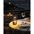 thumbnail image 4 of Set of 2 Cordless Table Lamps, LED Rechargeable Battery Operated Desk Lamps with 3 Color Stepless Dimmable, Small Light Portable for Outdoor Patio Bar Restaurants Bedroom Bedside (), 4 of 7