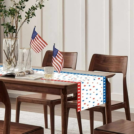 

Hxroolrp 4Th Of July Decor Table Runner Table Runner Holiday Print Vintage Decoration Tablecloth Easter Home Decor