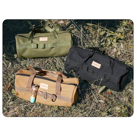 Tent Hammer Ground Nail Storage Bag Tent Outdoor Camping Tent Peg Ground Nail Storage Bag Tent Hammer Long Ground Nail Storage Bag Portable Canvas Tent Install Tools Organizer