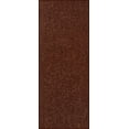 thumbnail image 1 of Home Queen Solid Beige Color Custom Size Runner Area Rugs Chocolate - 2'6" x 48', 1 of 2