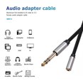 thumbnail image 4 of Cable hembra de 3,5 mm a macho de 6,35 mm Adaptador de enchufe TRS 1/8 Jack a 1/4 (3 m), 4 of 9