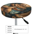 thumbnail image 4 of Balery Surreal Meditating Cat Fundas de asiento para taburete de bar redondo de tela de terciopelo ajustables que protegen de arañazos y manchas para sillas de 14 a 17 pulgadas.-14 inch, 4 of 7