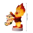 thumbnail image 2 of Christmas in July Decorations - 8" Heat Miser Anime LED Lights, Xmas Blow Mold Lighted Outdoor Decor for Christmas Night, 2 of 10