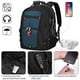 thumbnail image 3 of Mochila laptop 17 impermeable, extra grande, TSA antirrobo, USB, juegos, azul. Capacidad 45L, 3 of 3