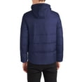 thumbnail image 3 of Ma Croix Mens Premium Lightweight Cold Resistant Down Jacket with Fleece Lined Hood, 3 of 7