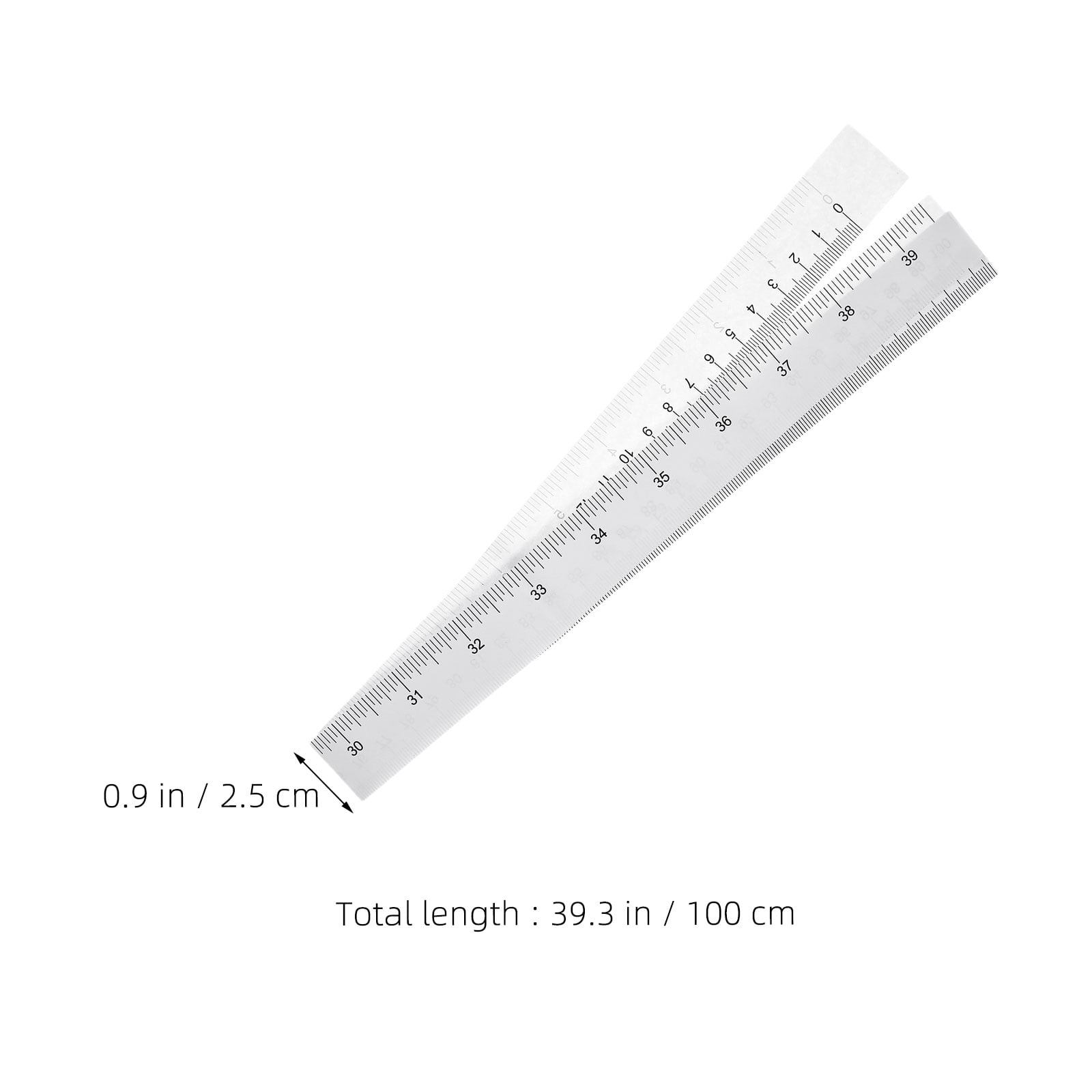HONMEET 150Pcs Flexible Double Sided Paper Tape Measure White Roll for Body Measurement and Classroom Use