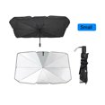 thumbnail image 2 of 2 Pieces Car Windshield Sun Shade Cover Front Windscreen Parasol Visor Window Sunshade Cover, 65x125cm, 2 of 9