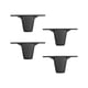 thumbnail image 5 of 4 Uds Perfecl Inferiores para Equipaje Maleta Negro Estilo B, 5 of 8