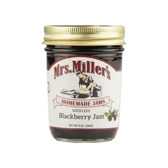 Mrs. Miller's Homemade Seedless Blackberry Jam, 3-Pack 9 oz. Jars