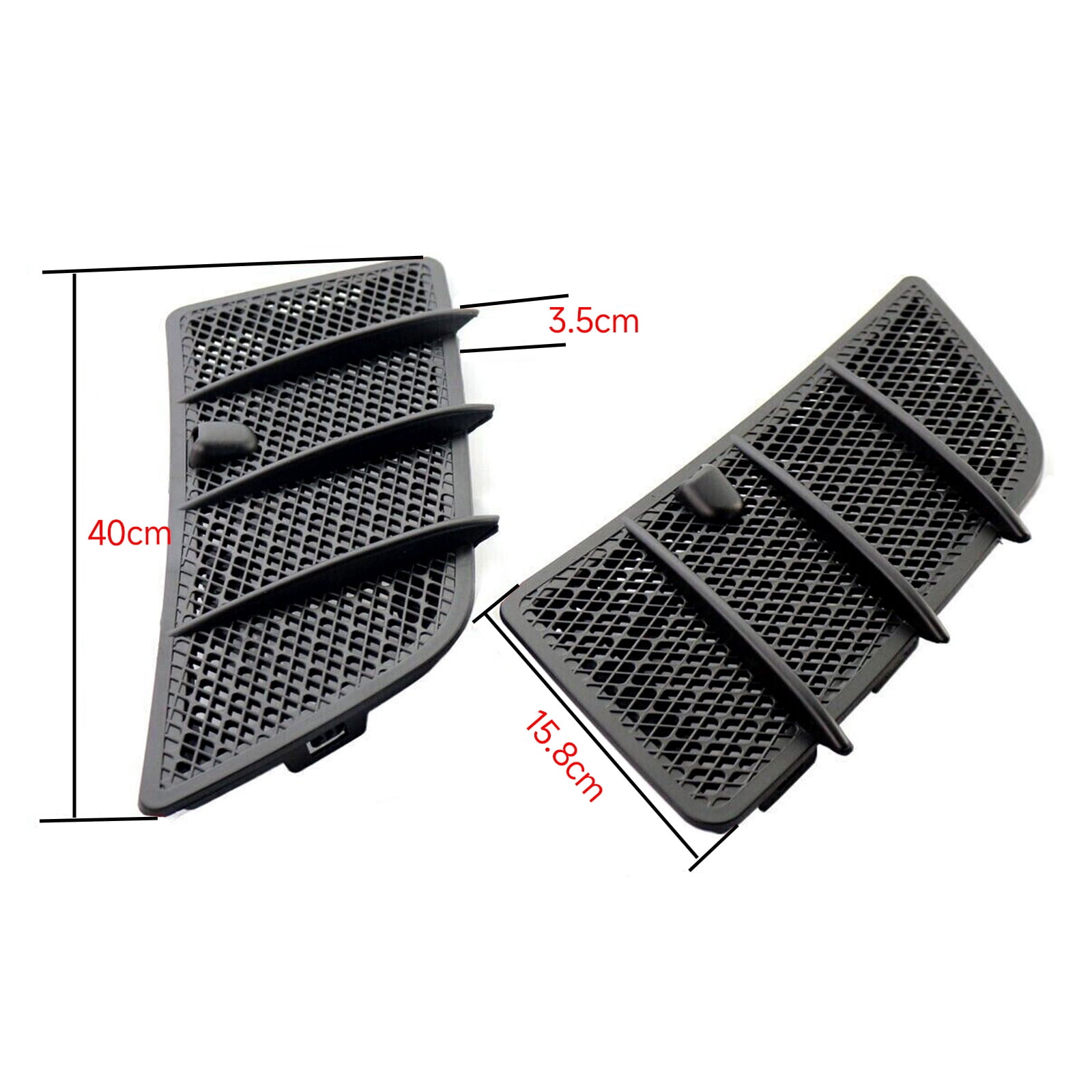 NAVOROGE 2Pcs Hood Air Vent Grille Cover For Mercedes W164 ML & GL Class 2008-11