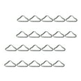 thumbnail image 3 of Triangle Ring Buckles for Trampoline Use Silver Galvanized Steel Sturdy and Rust Resistant 40pcs, 3 of 8