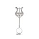 thumbnail image 2 of Saxofón Marching Clamp Instrumento Lyre Clamps Sax Clamp Lyre Partitura Clip de música Regalos para del Baoblaze Clip de partitura, 2 of 8