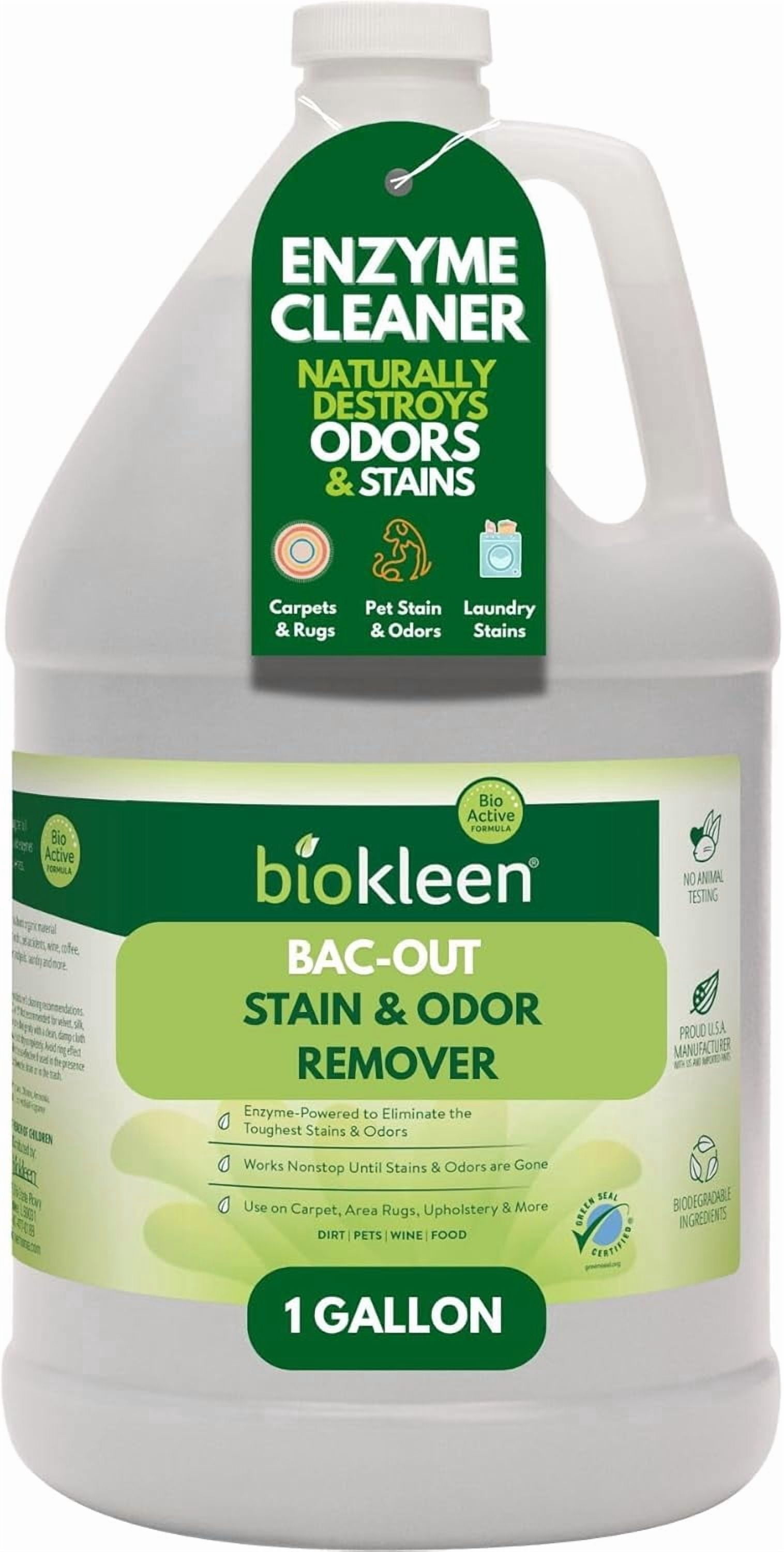 enzyme cleaner for cigarette smoke MIRACLE STAIN & ODOR REMOVER Liquid Enzymes Eliminate Most Stains Odors &  Smoke(24 oz)