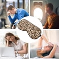 thumbnail image 2 of MasteelfCA 1PC Adjustable Sleeping Eye Masks Silk Leopard Design Shading Blindfold, 2 of 8